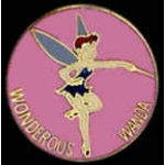 WONDEROUS WANDA NOSE ART PIN DX